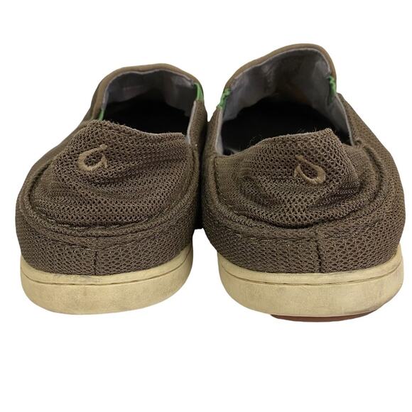 Olukai Nohea Mesh Olive Slip On Loafer Sneaker Shoes Size 11.5 - Picture 3 of 9
